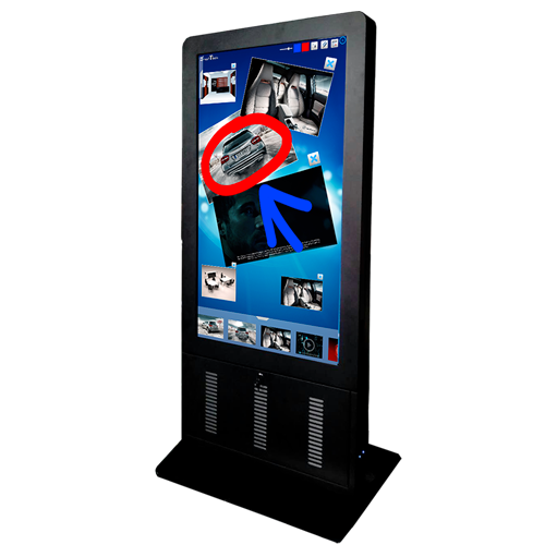 Totem touch Indoor Bifacciale 55