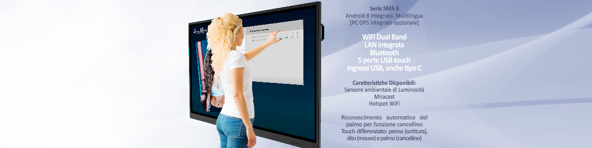Monitor touch 86 pollici