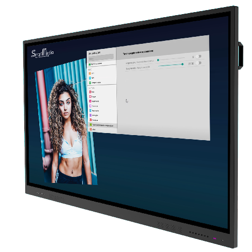 Monitor touch 75 pollici 4K 40 tocchi Touchscreen MultiTouch