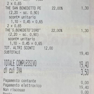 Stampante Fiscale per Cassa Self Service