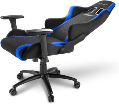 Sharkoon Sedia in Tessuto Nero/Blu imbottita - Image 3