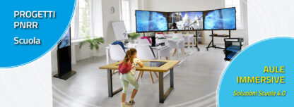 Aula immersiva con 3 monitor touch da 75" 4K - Image 2