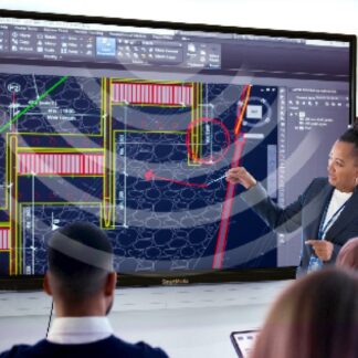 Monitor lavagna interattiva 65", 4K, fino a 40 utenti, Android 13 (8GB Ram - 32GB Rom), con camera e array 8 microfoni
