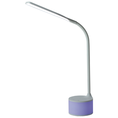 Lampada LED bianca con charger USB e luci d’atmosfera - Image 2